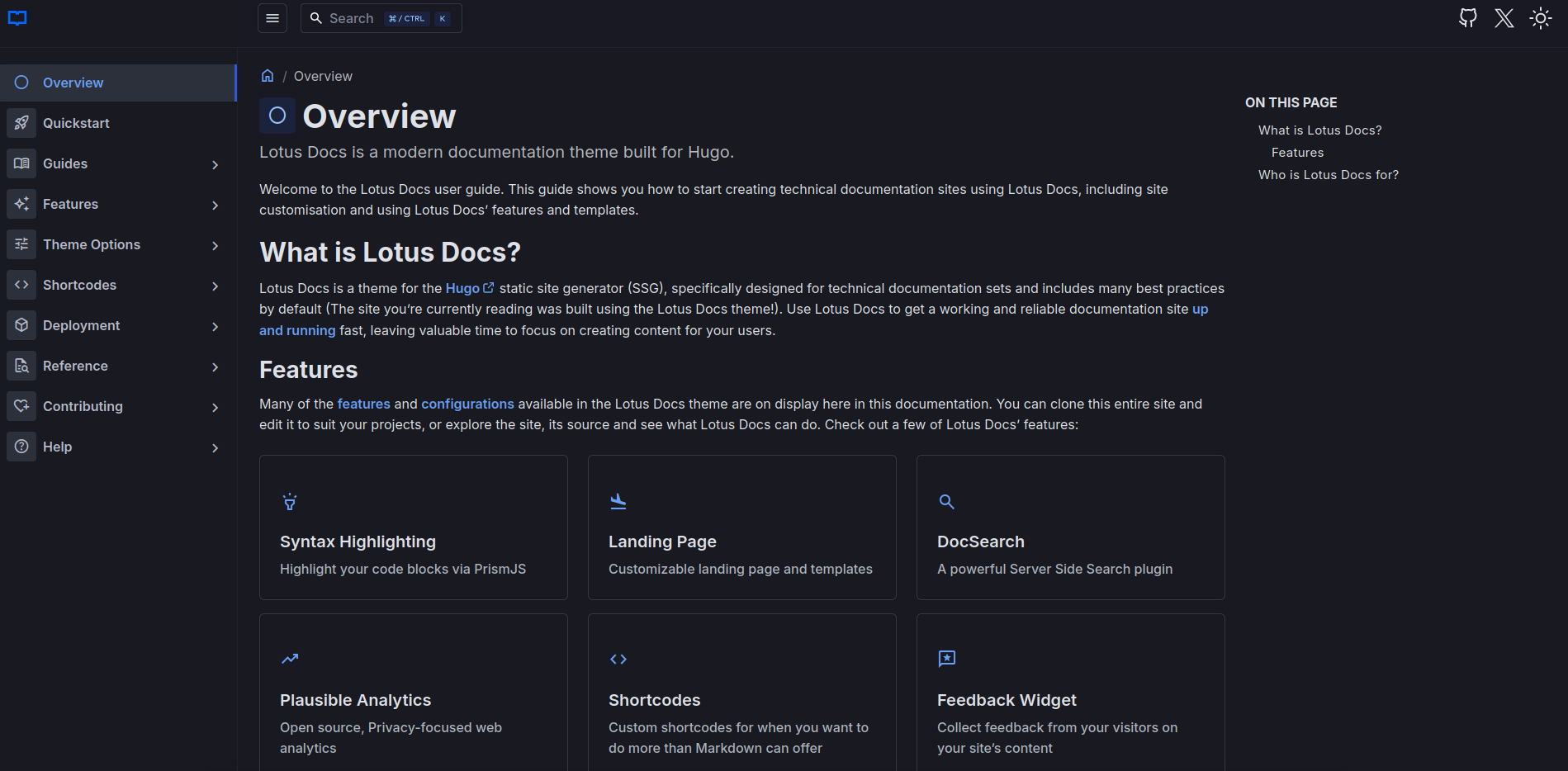 Lotus Docs Content View